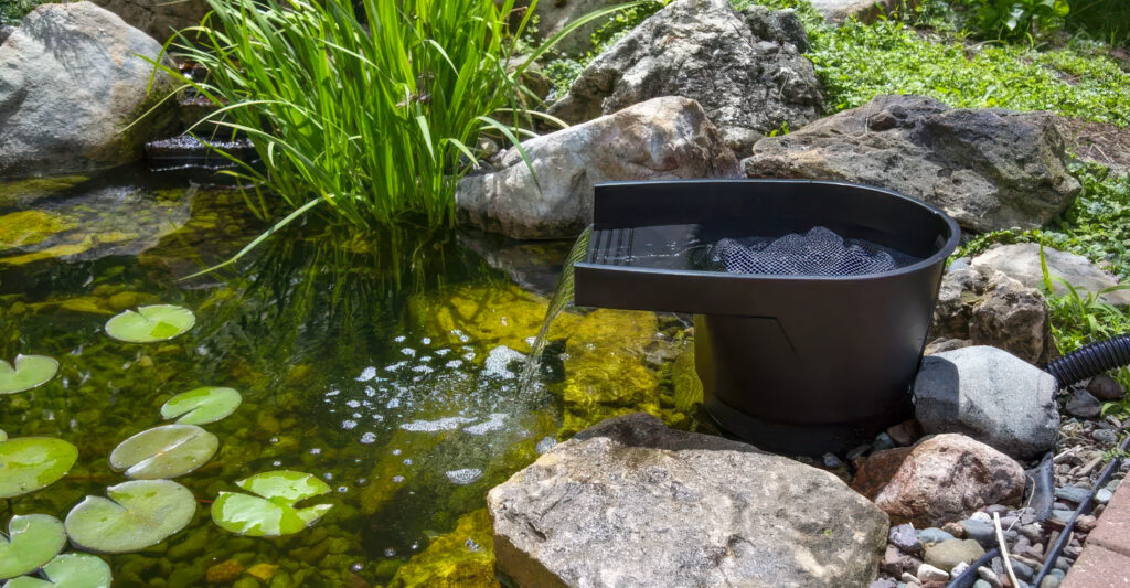 pond waterfall